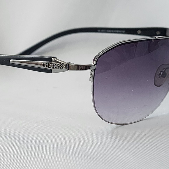 Guess Sunglasses GU6717 GUN-35 Silver‎ Gunmetal Gradient  61-16-130 Frame Only main image 4